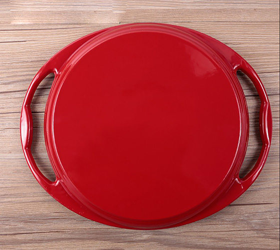 Chảo gang 2 quai 23cm đáy vân nổi Tasty TAT325.