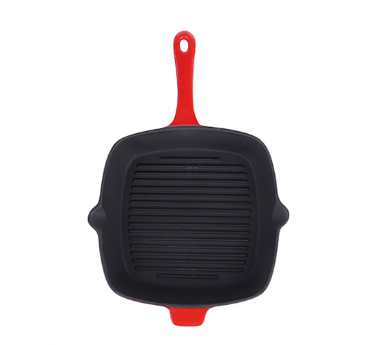 Chảo gang tay cầm 25cm đáy vân nổi Tasty TAT1589.