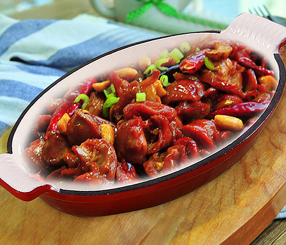 Thố gang tráng men 28cm giữ nóng cho thức ăn Tasty TAT10.