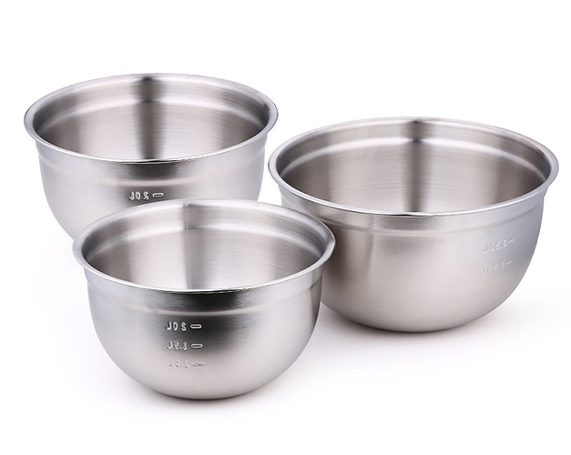 Thố đánh trứng inox 304 có vạch đo lường SSGP 0038