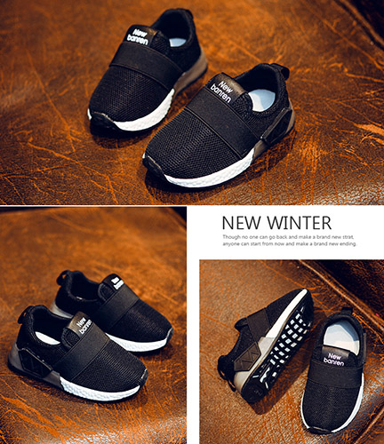 Giày bata sneaker trẻ em WT7011 lưới sợi thoáng khí.