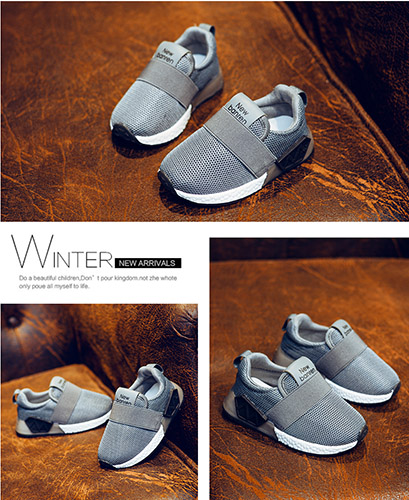 Giày bata sneaker trẻ em WT7011 lưới sợi thoáng khí.