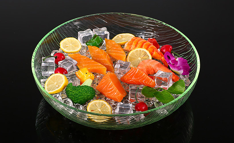 Tô thố dĩa đựng salad rau trộn shasimi Port PO109 chất liệu acrylic.