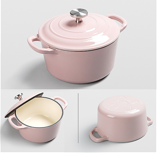 Nồi gang phủ men chống dính 16cm Mcooker BCA16E.