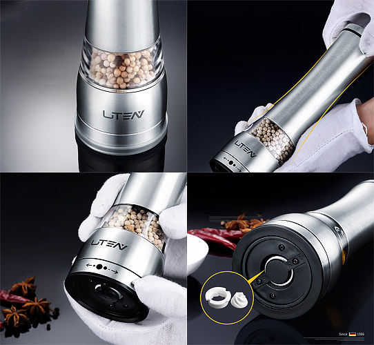 Dụng cụ xay tiêu cầm tay inox 304 Uten YT54