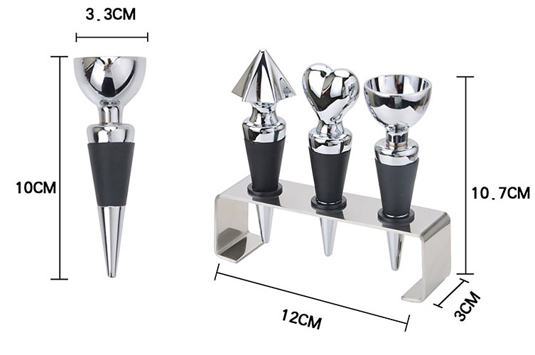 Nút đậy chai rượu vang nắp đậy champagne nắp đậy whisky inox KO9901