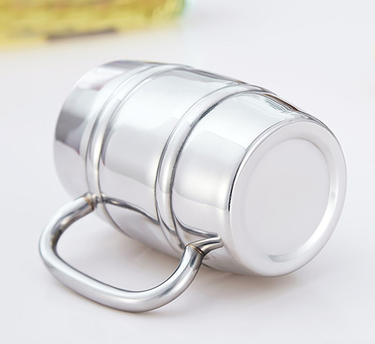 Ca inox 304 cách nhiệt 2 lớp uống cafe trà nóng KO2435