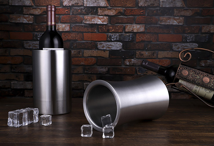 Xô đá inox cách nhiệt giữ lạnh rượu vang KO935