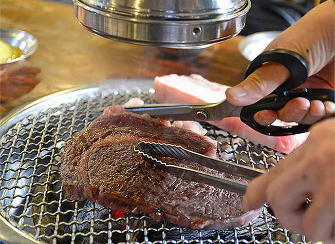 Kéo cắt thực phẩm đồ nướng BBQ Ggomi GG130