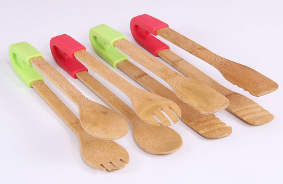 Kẹp gắp thức ăn gắp bánh bằng gỗ Craftsman CM1478