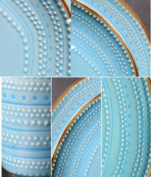 Bộ tô dĩa ly gốm porcelain handmade OMK GCTZ016 cho nhà hàng quán ăn.