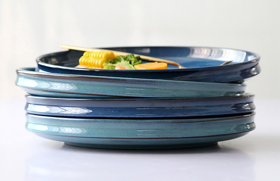 Dĩa men porcelain handmade OMK YBSP.