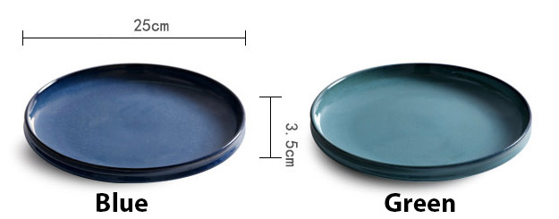 Dĩa men porcelain handmade OMK YBSP.