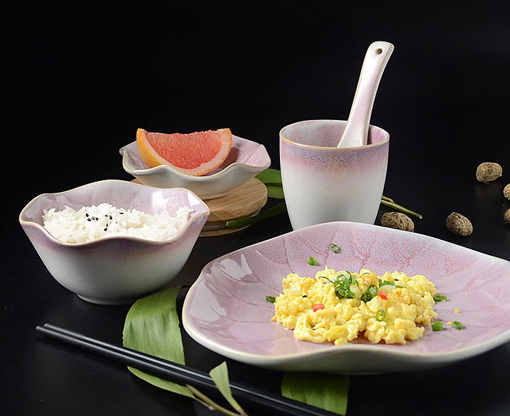 Bộ ly chén dĩa gốm ceramic McAllen YBTZ.