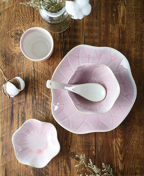 Bộ ly chén dĩa gốm ceramic McAllen YBTZ.