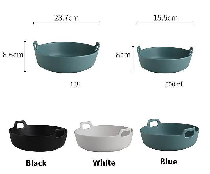 Tô gốm sứ 2 quai cầm đáy bằng Xinyi DW1.