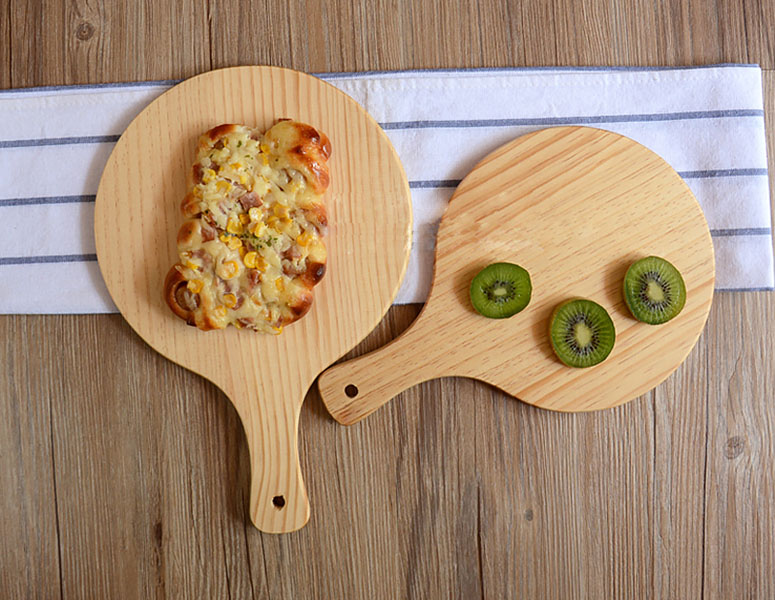 Khay gỗ đựng đồ ăn, pizza, đồ nướng bbq cho nhà hàng MU003