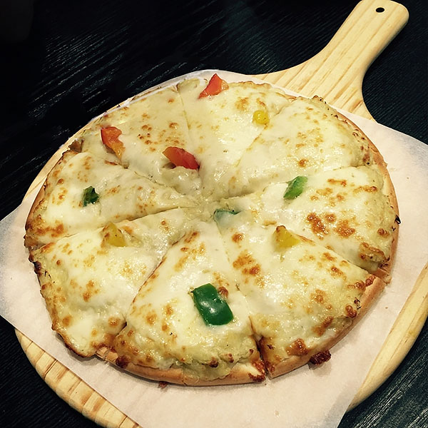 Khay gỗ đựng đồ ăn, pizza, đồ nướng bbq cho nhà hàng MU003