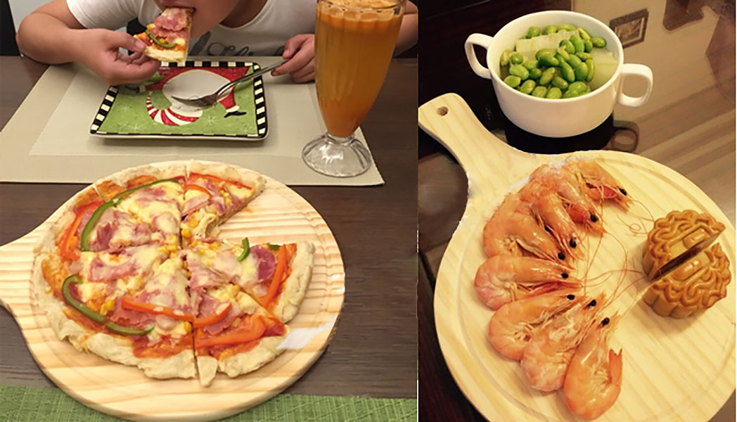 Khay gỗ đựng đồ ăn, pizza, đồ nướng bbq cho nhà hàng MU006