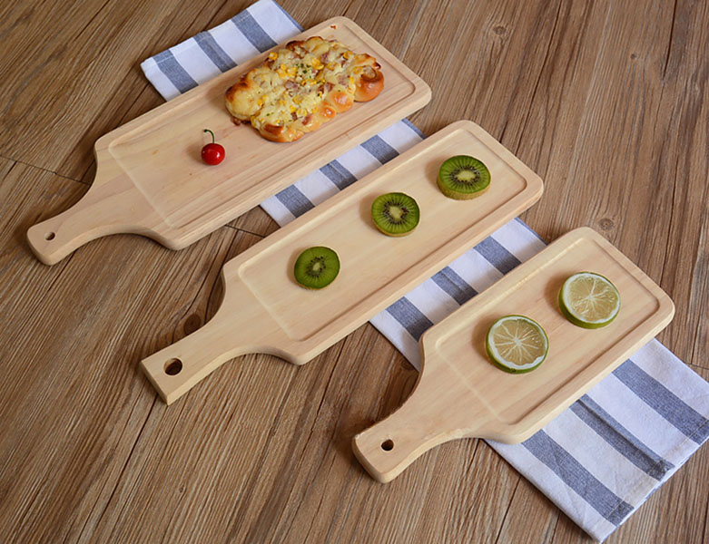 Khay gỗ đựng đồ ăn, đồ nướng bbq cho nhà hàng quán nướng MU009
