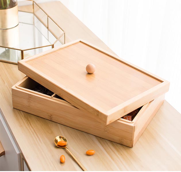 Hộp gỗ đựng bánh kẹo OneName ON001.