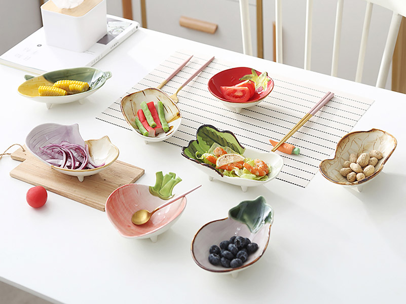 Thố dĩa sứ đựng thức ăn salad Yiran H1583.