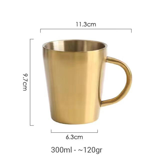 Ly uống nước 2 lớp cách nhiệt inox 304 300-420ml ML7777