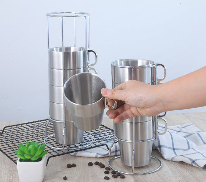 Ly inox 2 lớp cách nhiệt 300ml HP7010