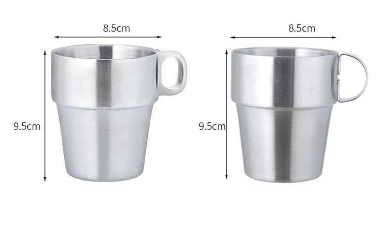 Ly inox 2 lớp cách nhiệt 300ml HP7010