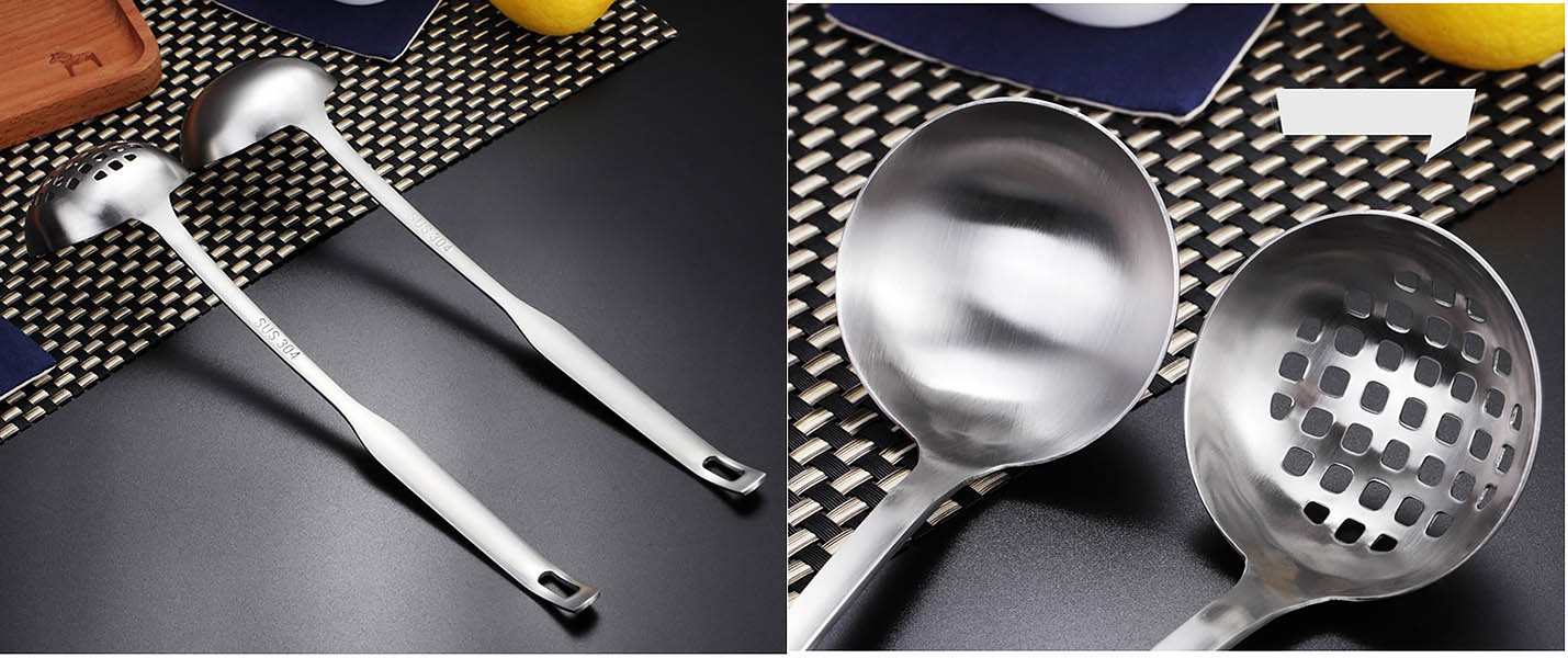 Vá sạn xào múc thức ăn inox 304 Vandhome A2201611