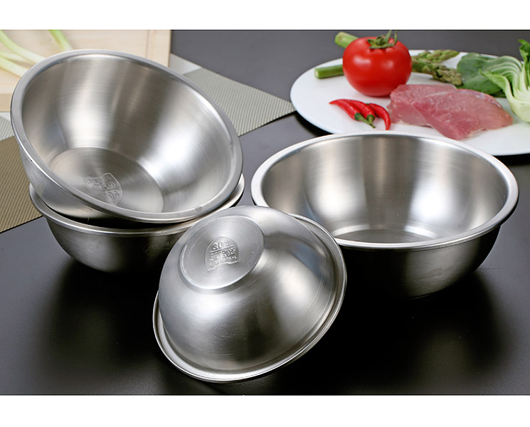 Thố trộn salad đựng thức ăn inox 304 Vandhome G19018.