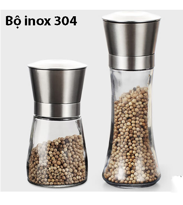 Dụng cụ xay tiêu cầm tay thủy tinh Vandhome G09015