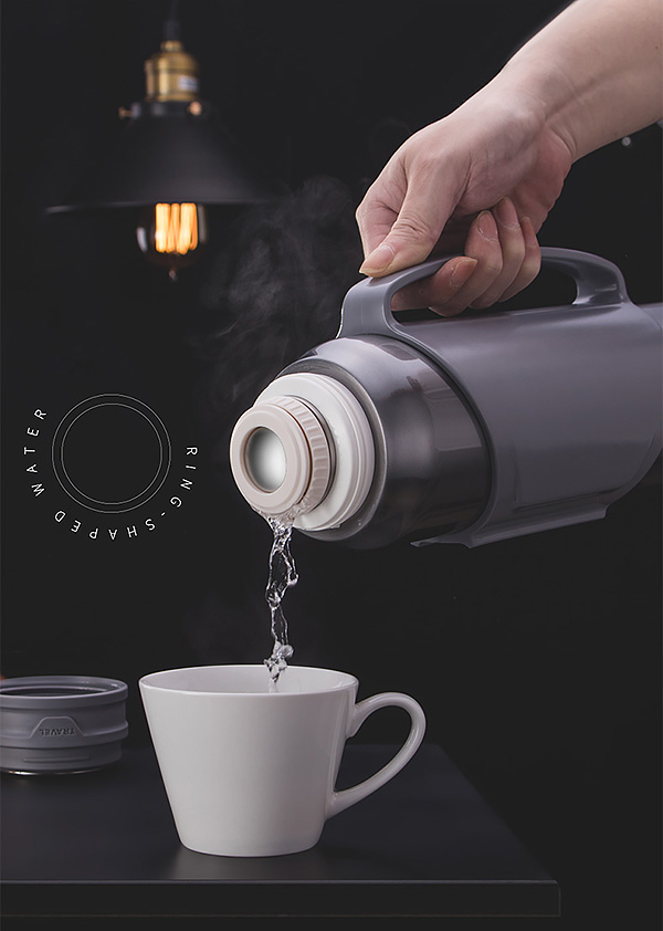 Bình giữ nhiệt 1500ml Vanow VO1500, chất liệu inox 316.