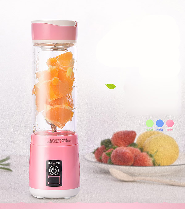 Máy xay sinh cầm tay 380ml Enermei EM5325, chất liệu thủy tinh.