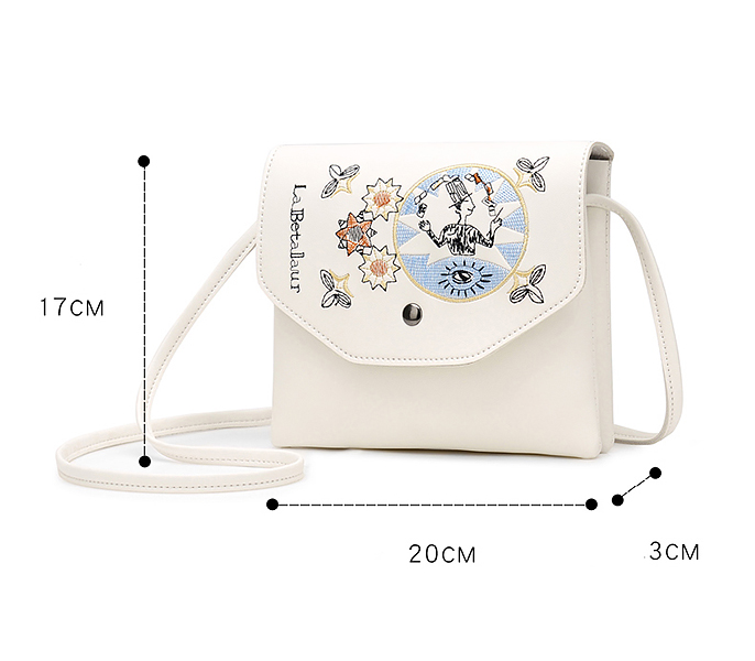 Túi đeo chéo thời trang size mini họa tiết dập nổi xinh xắn tiện lợi 5489.