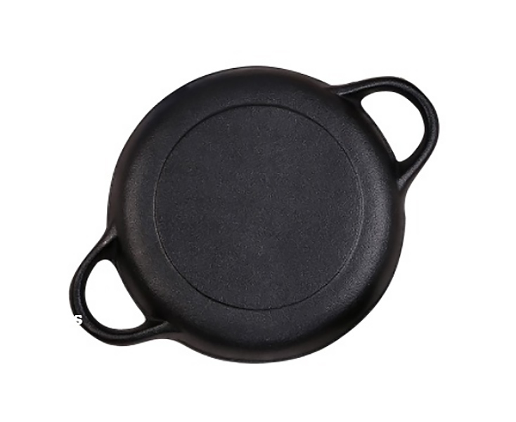 Chảo gang 21cm đáy bằng Jinghui YKP21