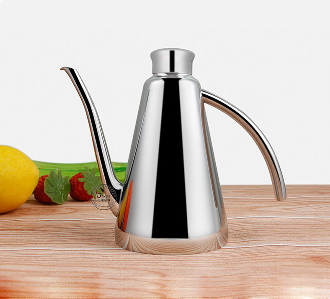 Bình đựng dầu inox 304 nắp lớn hình nón Huinuo HN304YH03.