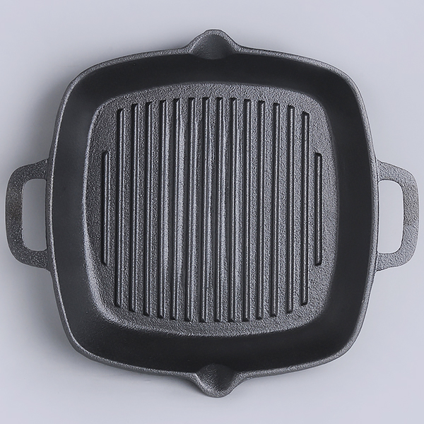 Chảo gang nướng thịt vuông 26cm Cooking CO005
