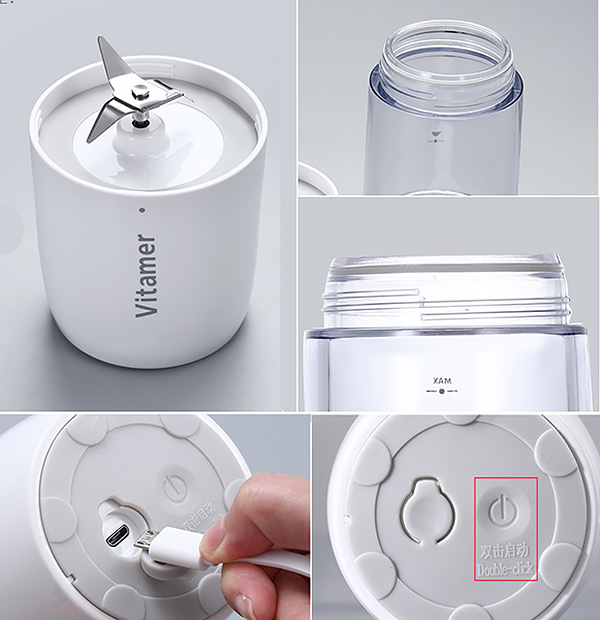 Bình máy xay sinh tố cầm tay Fudogiken MX01