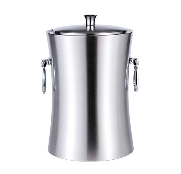 Xô đá inox 304 cách nhiệt 2 lớp Minhu MH022
