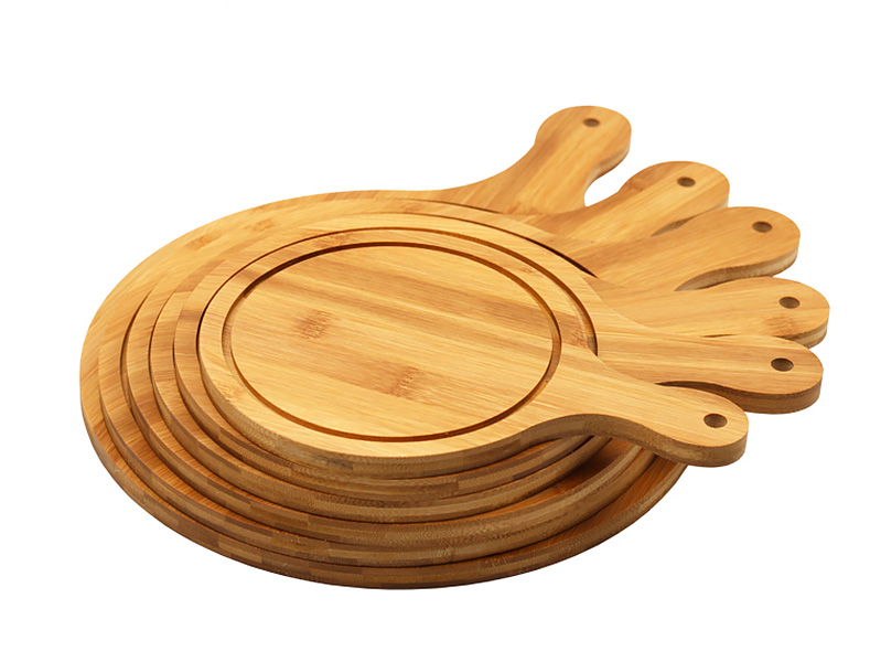 Khay gỗ đựng đồ ăn, pizza, đồ nướng bbq cho nhà hàng MZ001