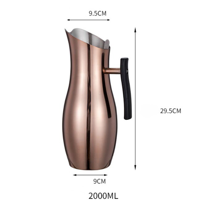 Ca đựng nước inox 304 dung tích 1900ml Millai ML002