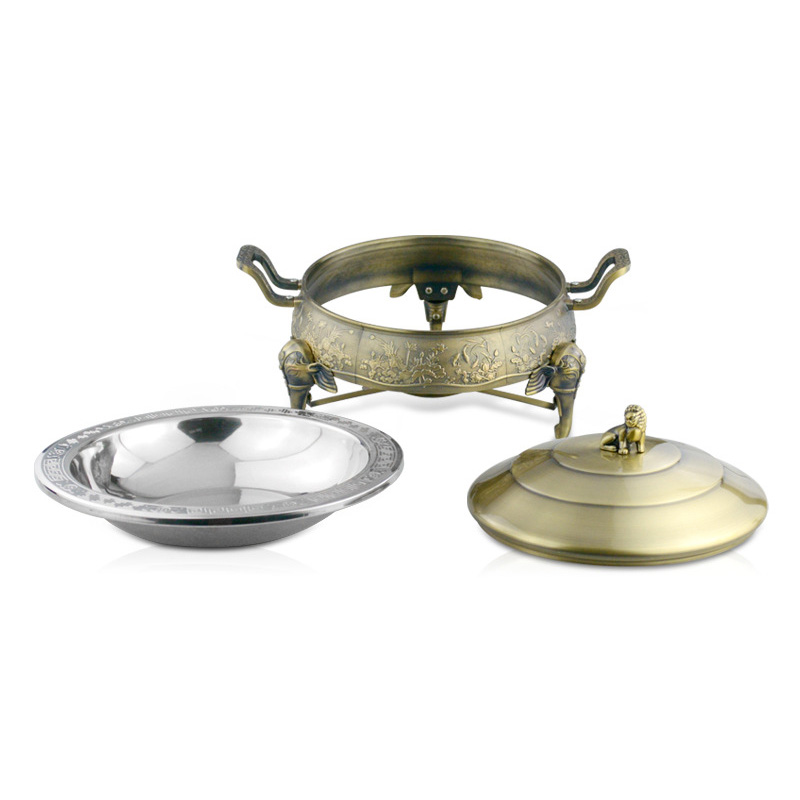 Nồi lẩu cổ điển vintage 26cm dùng cồn dành cho 4-6 người Zetai SD2123