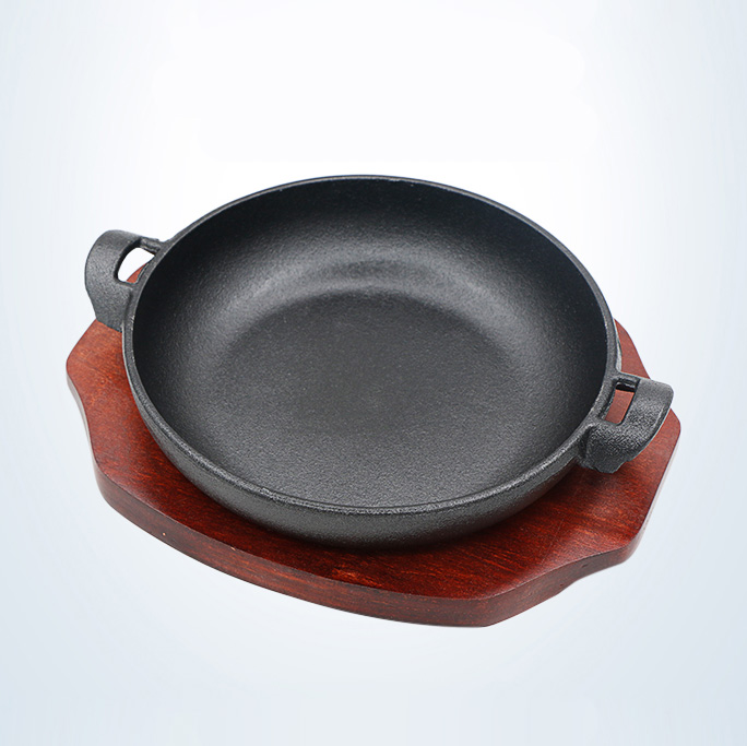 Chảo gang đựng tháp sườn cay, cơm chiên, cà ri, lagu size 20-22cm OEM SL2036