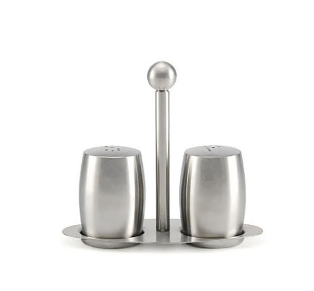 Bộ hũ đựng gia vị inox 304 2 ngăn Taishan JY005.