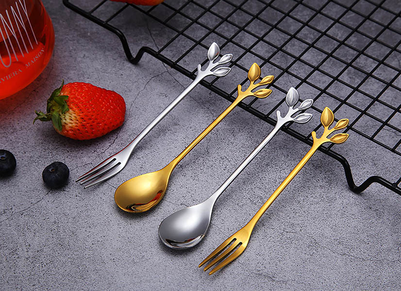 Bộ muỗng trà nĩa bánh inox Bairunda MN01.