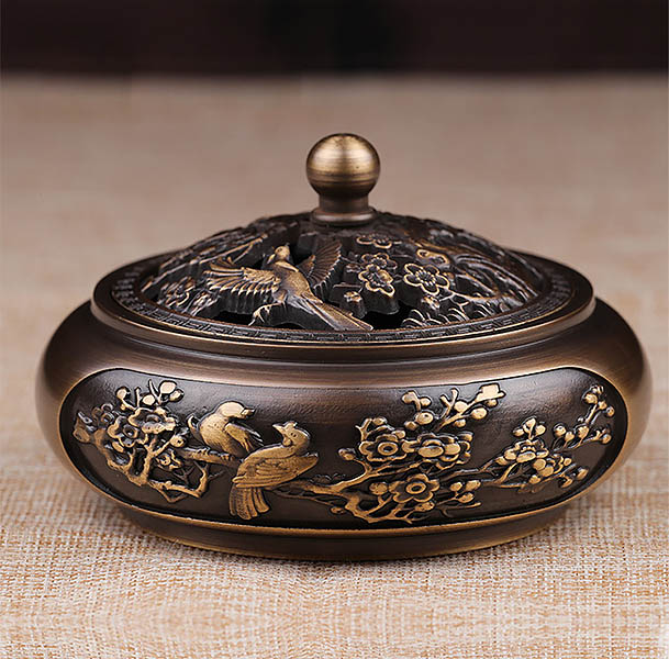 Lư đồng đốt trầm hương Haoye CSM1.