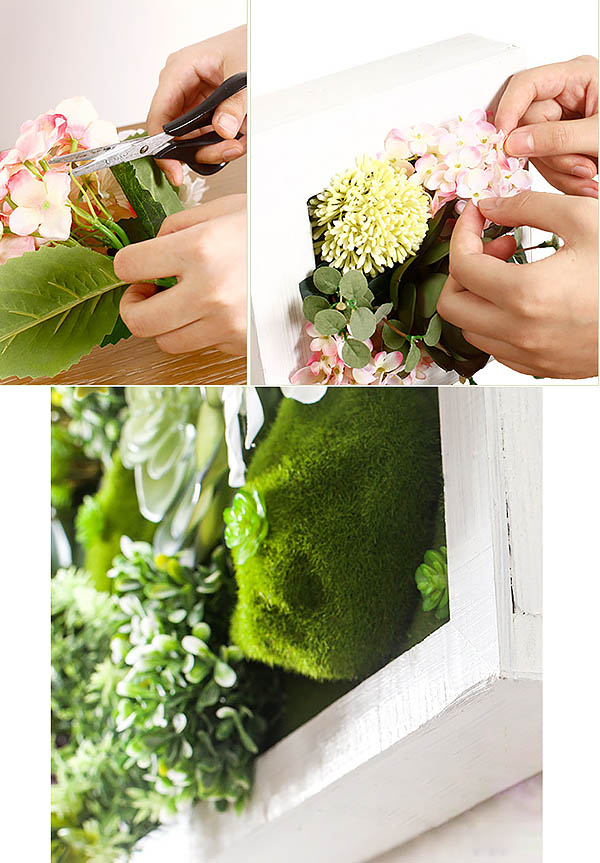 Khung hoa giả treo tường Ideaco XKXR01.