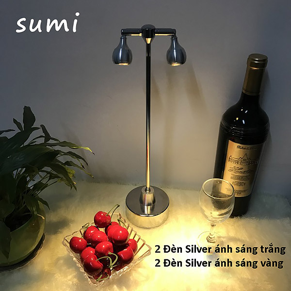 Đèn led để bàn ăn, cafe, bar, tiệc ngoài trời Sumi SM002.