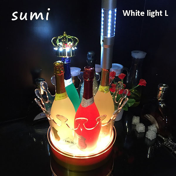 Xô đá ướp lạnh đồ uống có đèn led đổi màu SM15